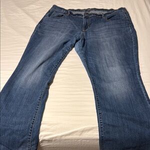 Old Navy Blue Flare Wide Leg Jeans